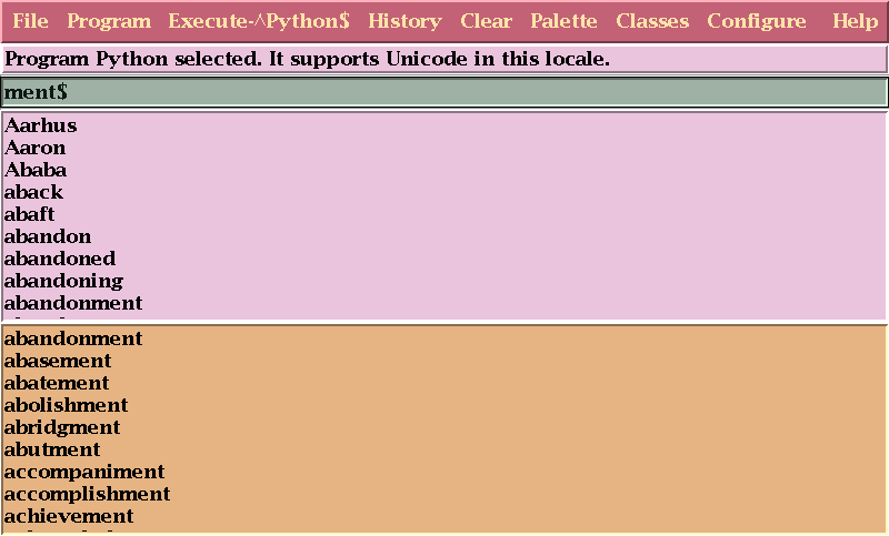 Display Showing Changed Execute Button Label